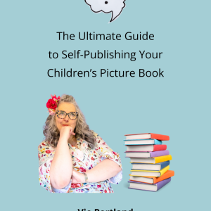 Vie has a floral dress and flowers in her hair as she ponders something, with her haead resting on her hand her face has a quizzacle look. Next to her is a pile of books